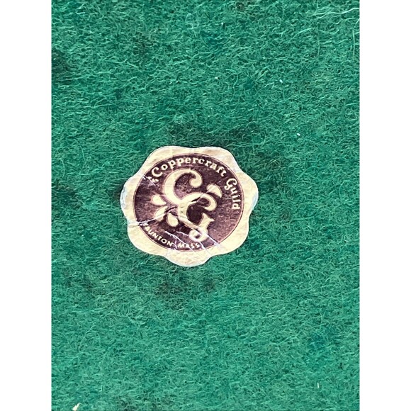 2 CopperCraft Guild Copper & Wood Taper Candle Holders Made in USA Vintage MCM - Picture 10 of 11